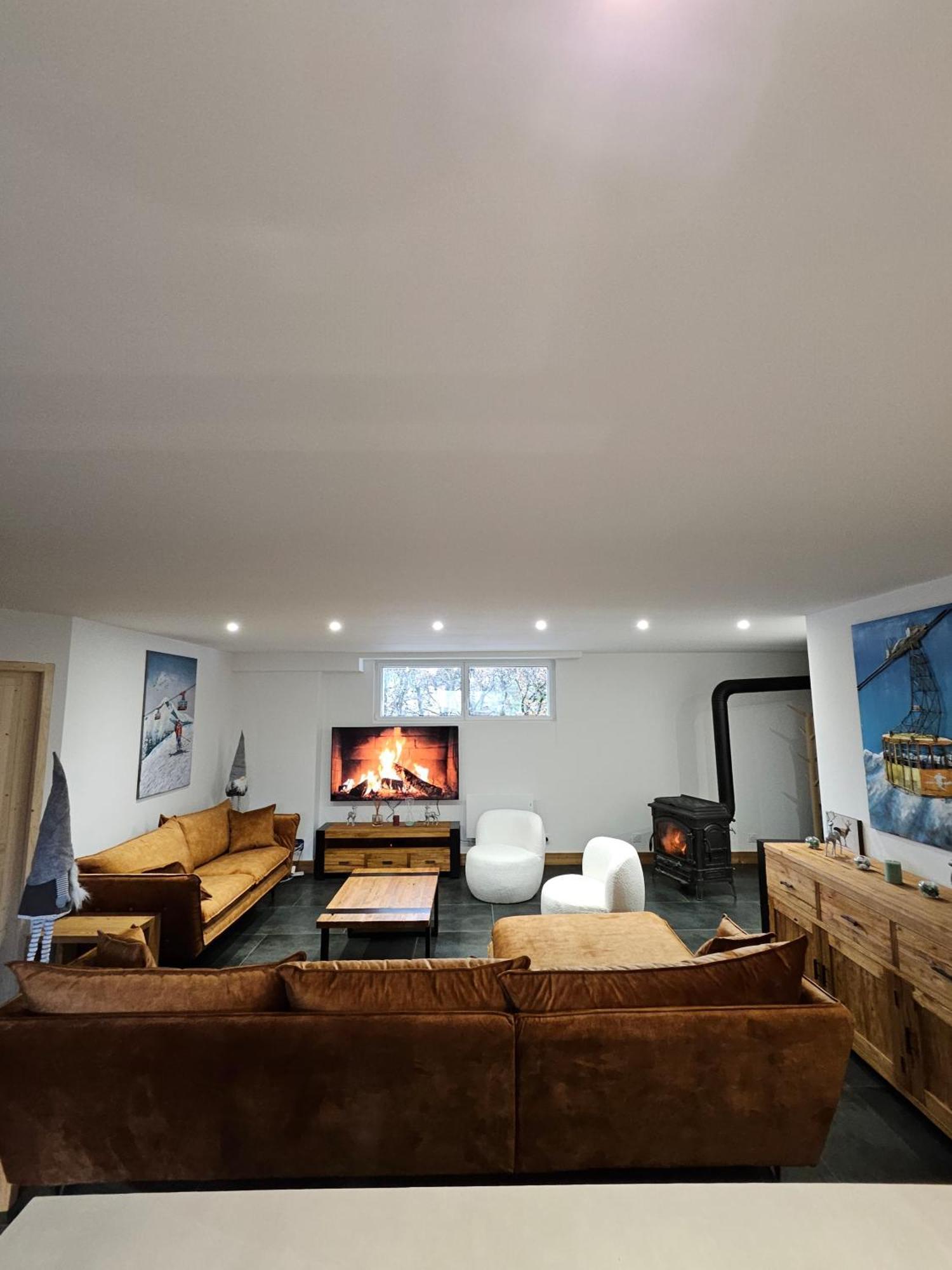 Les Fees Mer : Appart 150 M² Hypercentre Calme 10P Chamonix Bagian luar foto