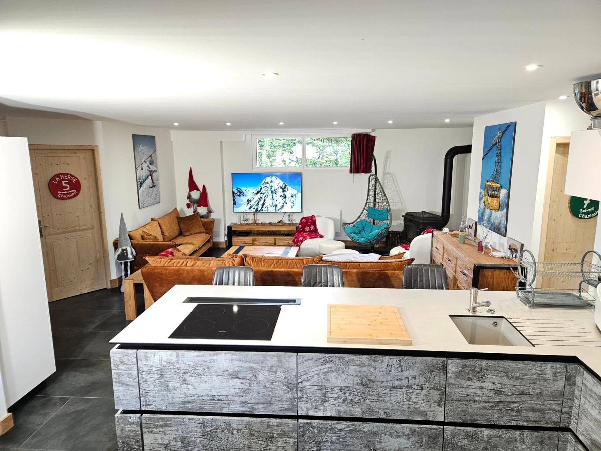 Les Fees Mer : Appart 150 M² Hypercentre Calme 10P Chamonix Bagian luar foto